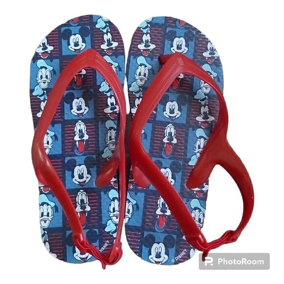 NWOT Toddler Disney Mickey Mouse, Donald Duck & Goofy Sandals - Size 11 - Picture 2 of 7